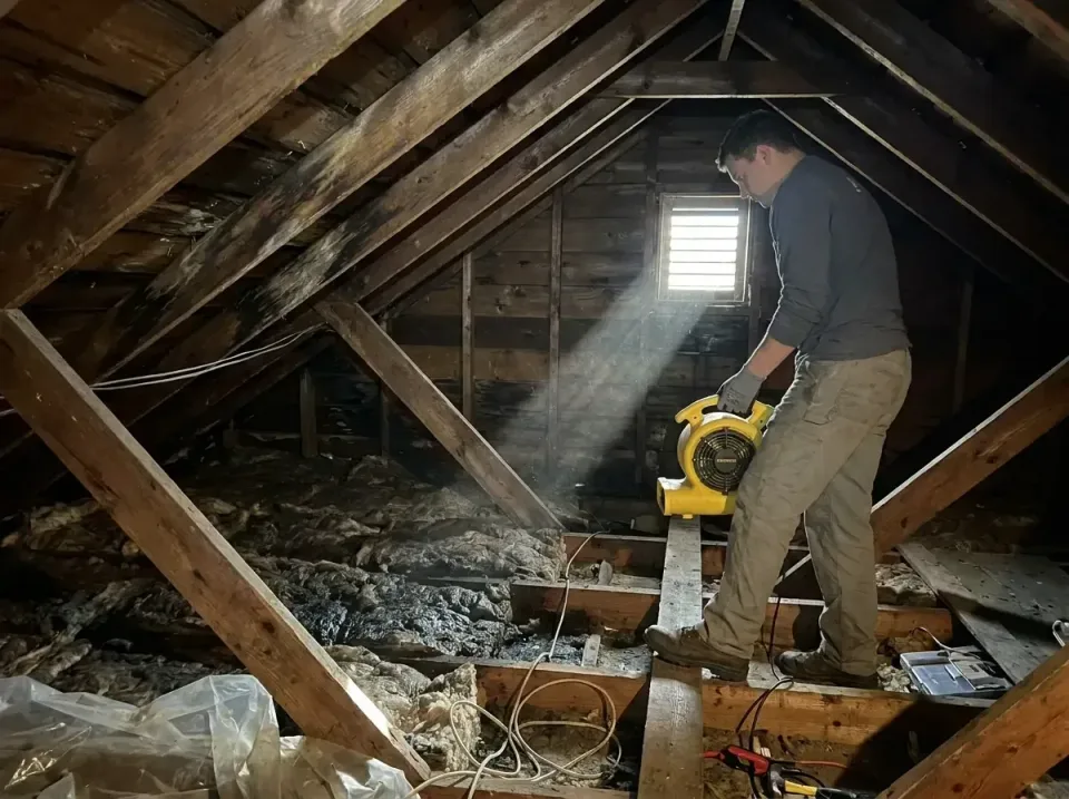 attic-water-damage-drying-proc-007 — frequently asked questions, Emergency Water Extraction & 24/7 Flood Response in Driggs,…